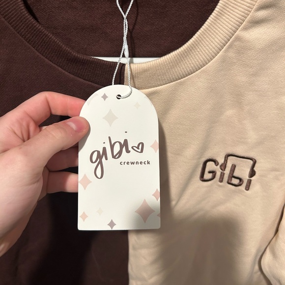 Gibi ASMR RARE Merch Crewneck Two-Tone UNISEX New With Tags! - Picture 3 of 3
